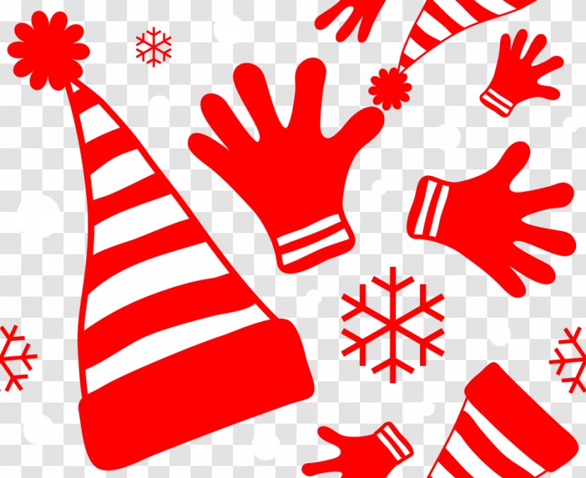 Glove Hat Clip Art - Area - Winter Gloves Transparent PNG