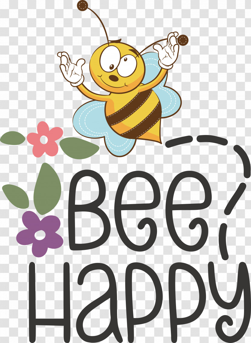 Bees Honey Bee Cartoon Insects Drawing Transparent PNG
