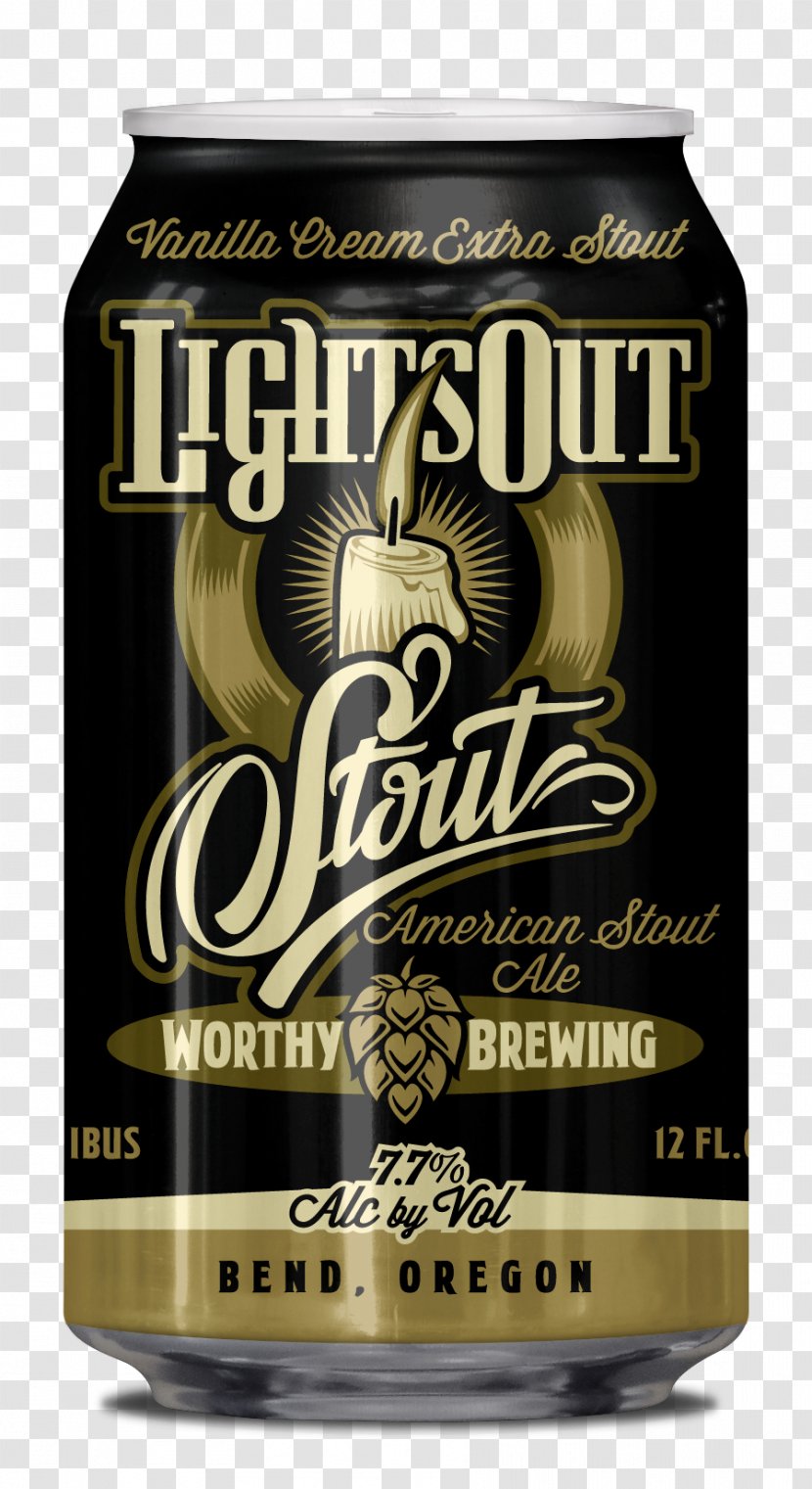 Beer Worthy Brewing Company Brewery Tin Can - Suit - Lights Out Transparent PNG