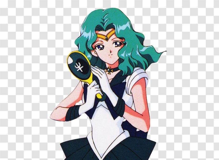 Sailor Neptune Moon Uranus Mercury Senshi - Watercolor Transparent PNG