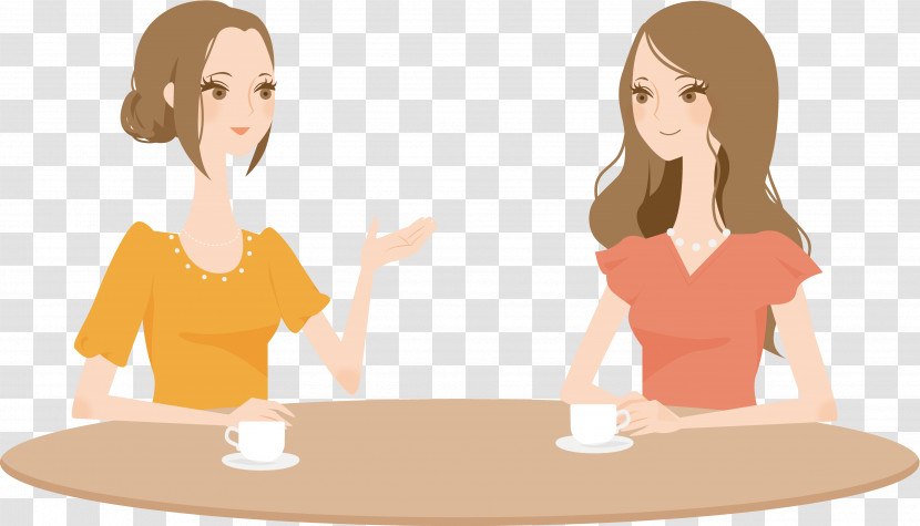Conversation Table Fun Gesture Play Transparent PNG