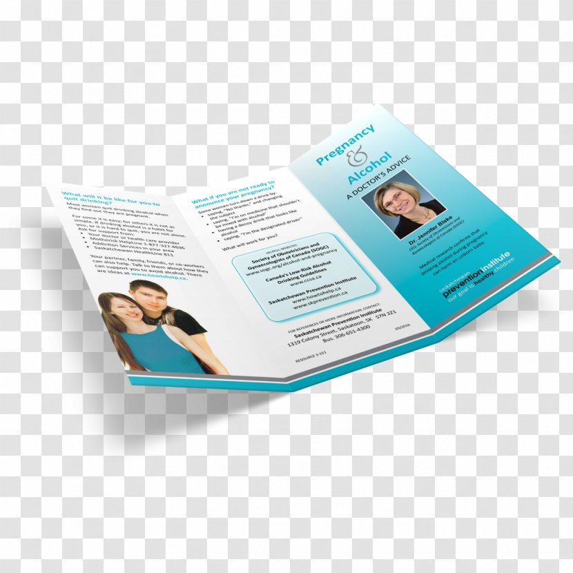 HIV And Pregnancy Vertically Transmitted Infection Alcoholic Drink Prenatal Care - Fetal Alcohol Syndrome - Tri Fold Brochure Transparent PNG