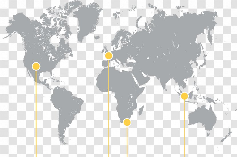 World Map Globe - Mapa Polityczna Transparent PNG