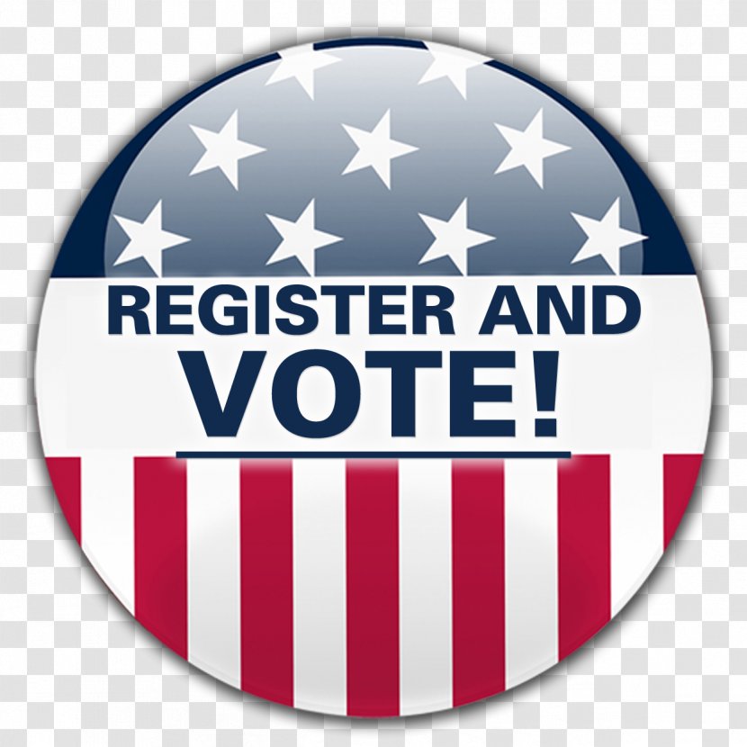 United States Voting Voter Registration General Election - Register Button Transparent PNG