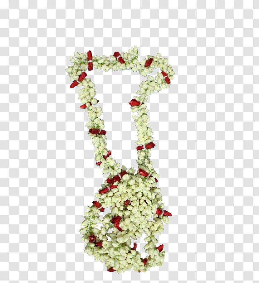 Garland Floral Design Cut Flowers Jasmine - Jewellery Transparent PNG