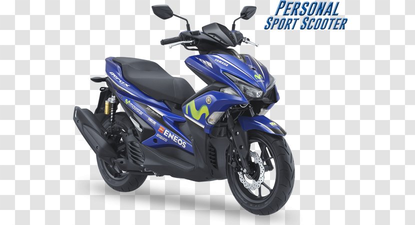 Yamaha Motor Company Movistar MotoGP FZ150i Aerox Motorcycle - Automotive Lighting - Gp Transparent PNG