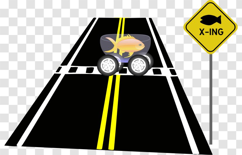 Road Curve Clip Art - Yellow Transparent PNG