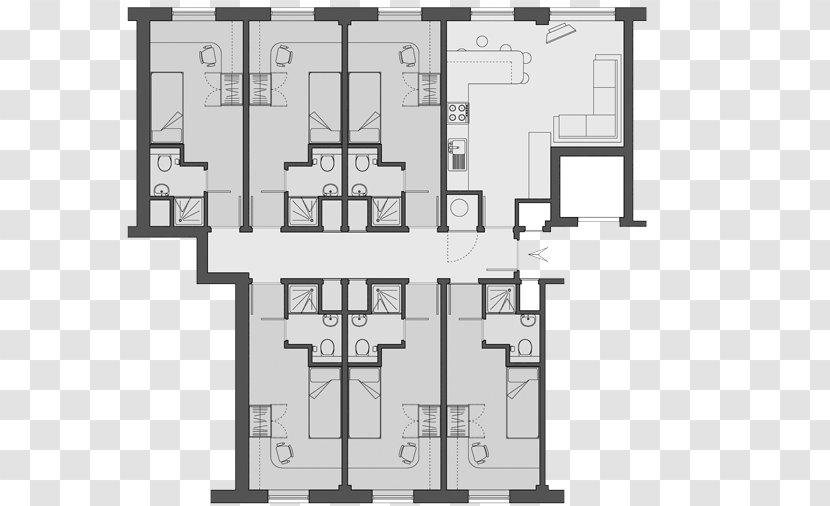 Floor Plan Marybone Student Village 3 - Liverpool - Sanctuary Students House UniversityStudent Transparent PNG