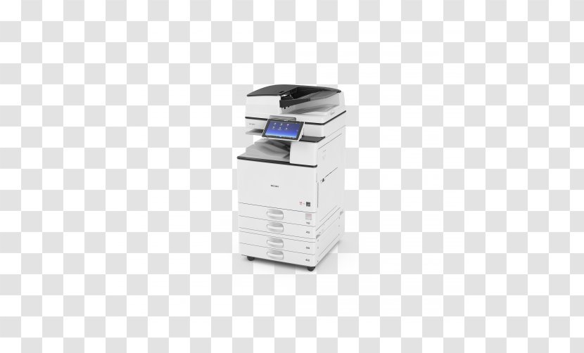 Multi-function Printer Ricoh Photocopier Paper - Automatic Document Feeder Transparent PNG