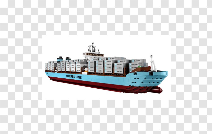 LEGO 10241 Creator Maersk Line Triple-E Triple E-class Container Ship - Livestock Carrier Transparent PNG