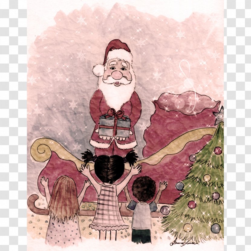 Santa Claus Christmas Ornament Panettone - Art Transparent PNG