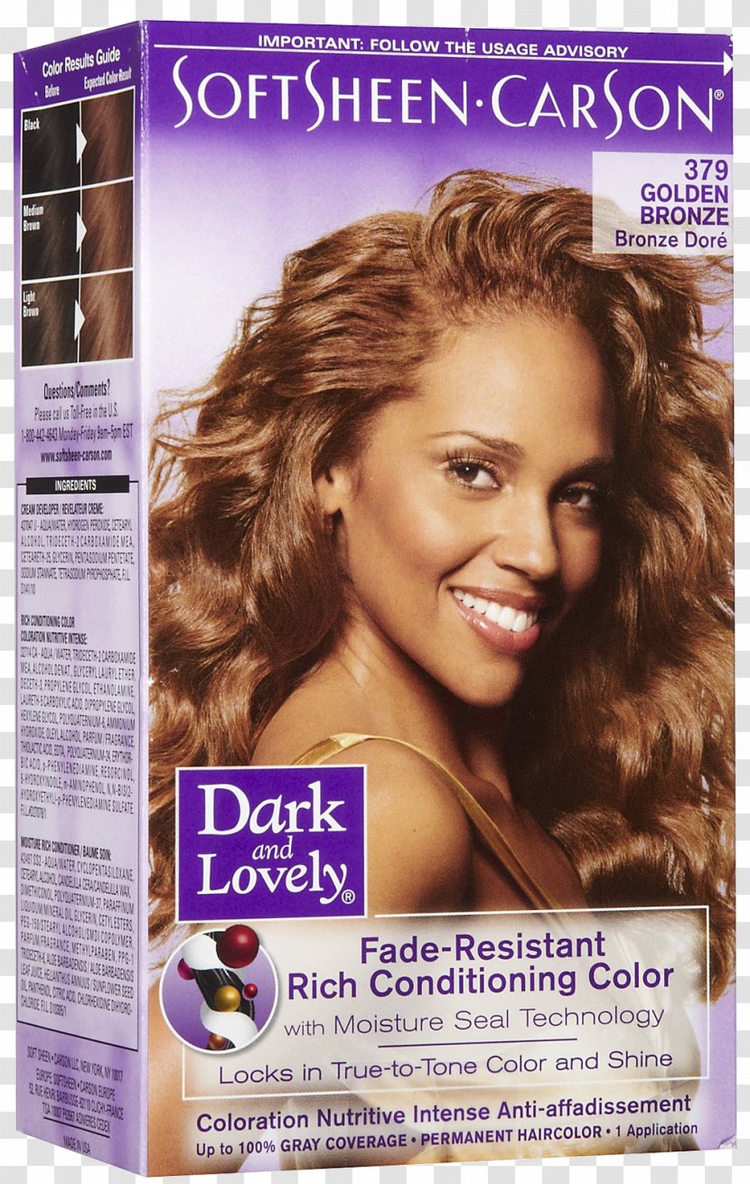 Dark & Lovely Conditioning Color Golden Bronze - Purple - 379 And Color-Gloss Ultra Radiant Creme 2 PackDark Fade Resistant Rich Color, [371] Jet Black 1 Ea [379],Copper Natural Hairstyles Transparent PNG