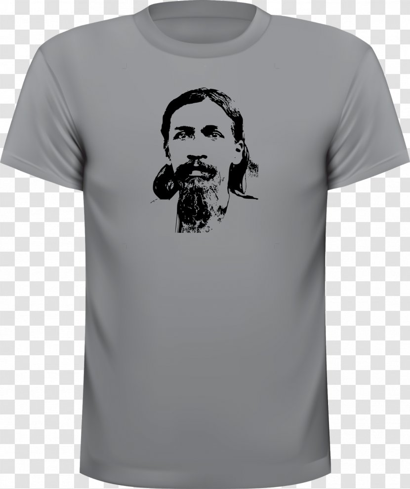 Printed T-shirt Hoodie Sleeve - Neck Transparent PNG