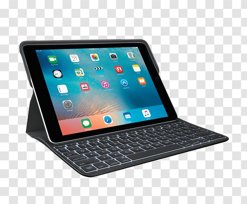IPad Computer Keyboard Apple Pencil Logitech CREATE Wired And Folio Case - Netbook - BlackIpad Transparent PNG
