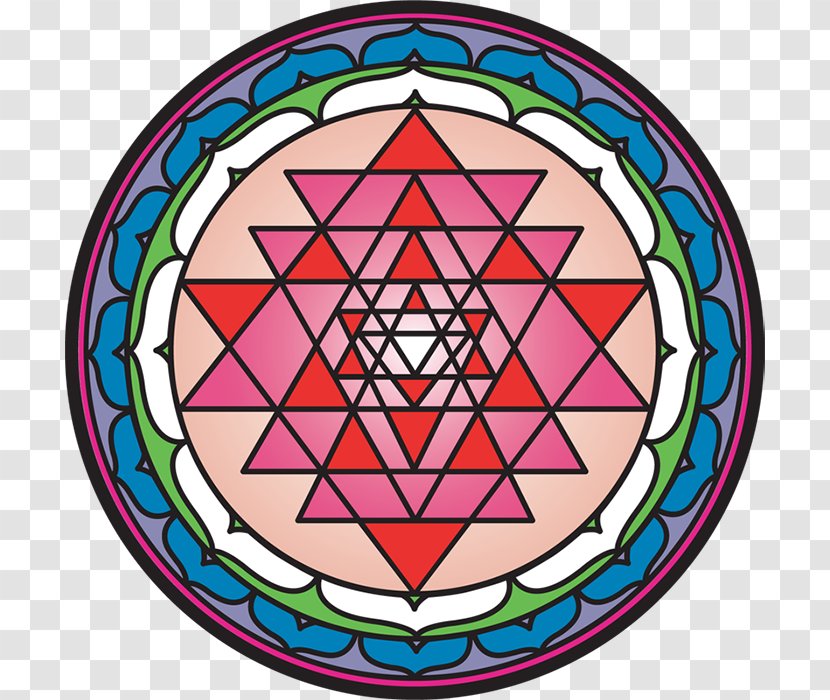 Mandala Meditation Sri Yantra Chakana - Platonic Solid - Circle Transparent PNG