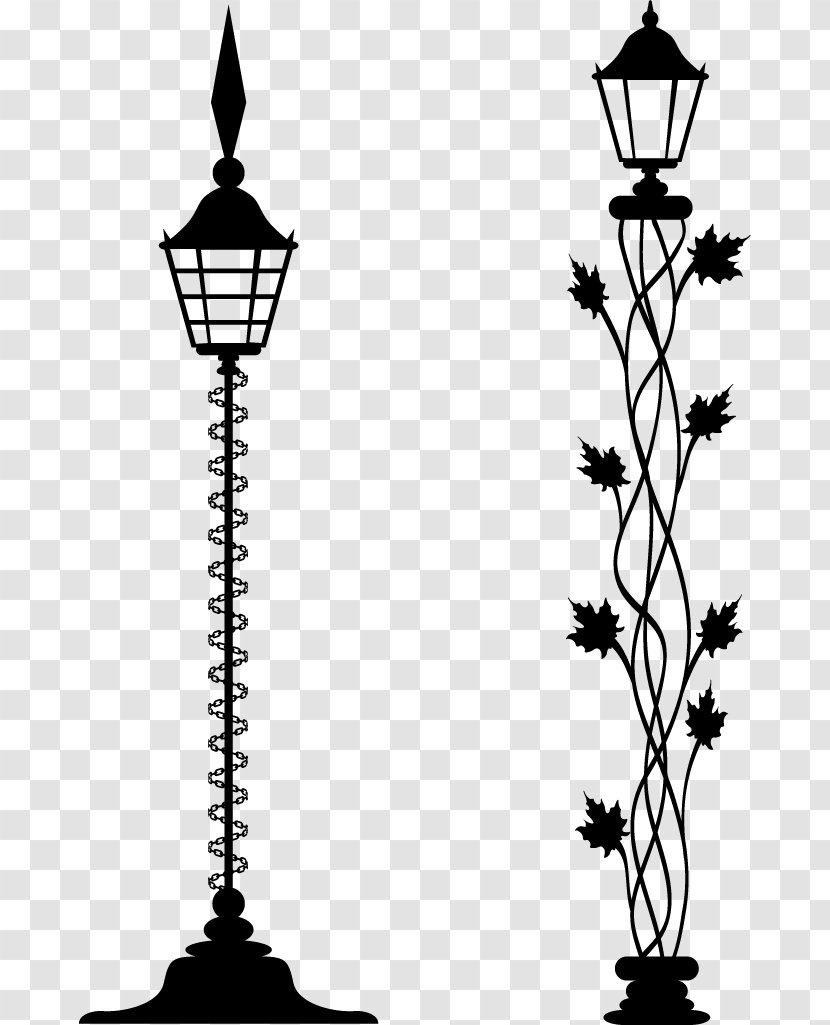 Wrought Iron Stock Photography Royalty-free - Monochrome - Vector Street Lamps Transparent PNG