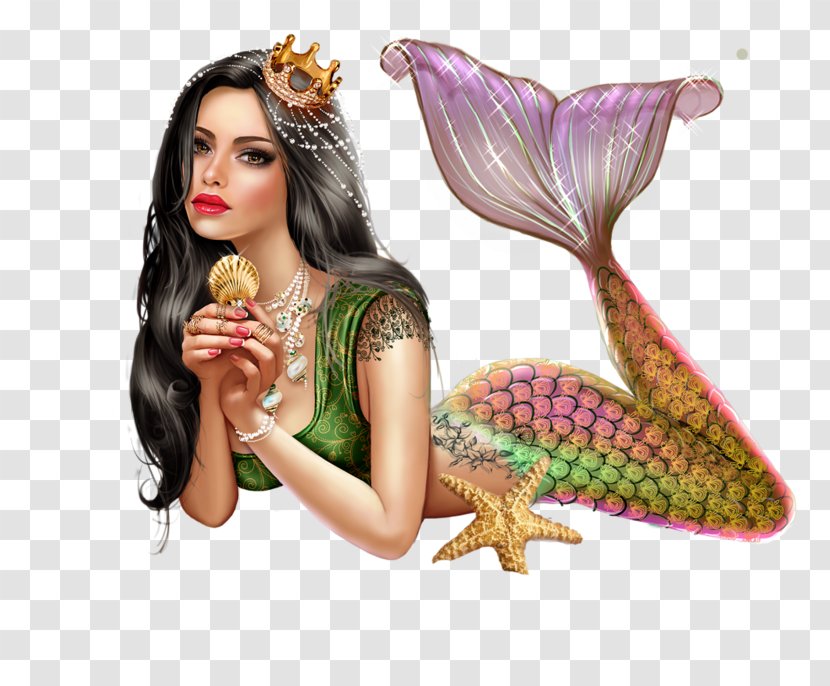 The Little Mermaid Drawing Art Image Transparent PNG