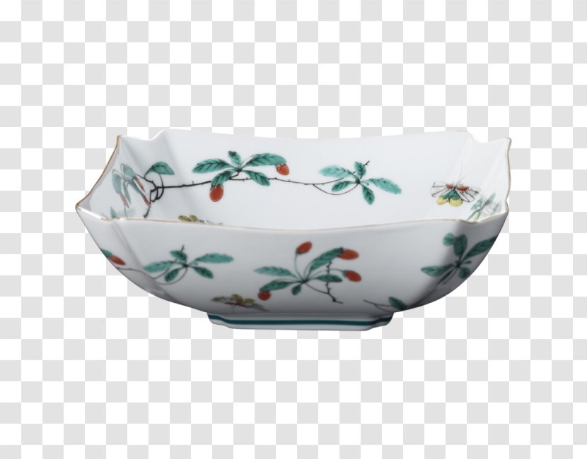 Bowl Porcelain Tableware Mottahedeh & Company Famille Verte - Square Ring Dish Transparent PNG