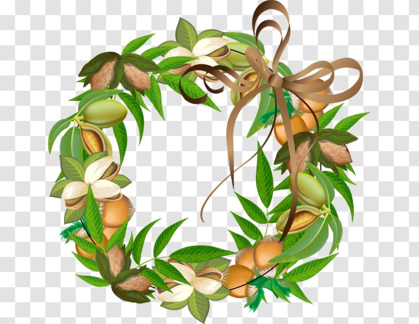 Wreath Nut Clip Art - On Nuts Transparent PNG