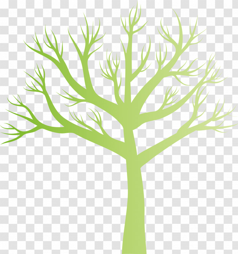 Green Leaf Plant Tree Plant Stem Transparent PNG