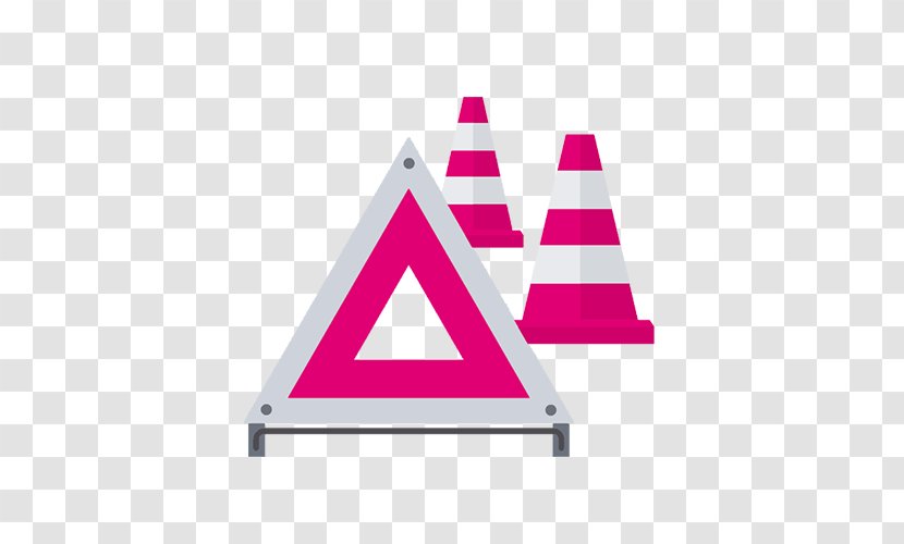 Triangle Pink M Brand Transparent PNG