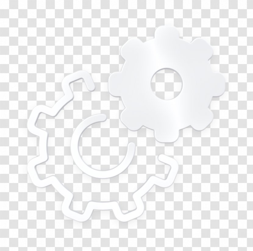Settings Icon Business Set Gear - Sticker Emblem Transparent PNG