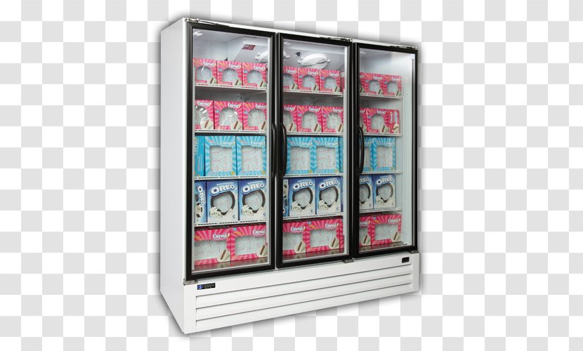 Freezers Refrigerator Refrigeration Kitchen - Merchandising Transparent PNG
