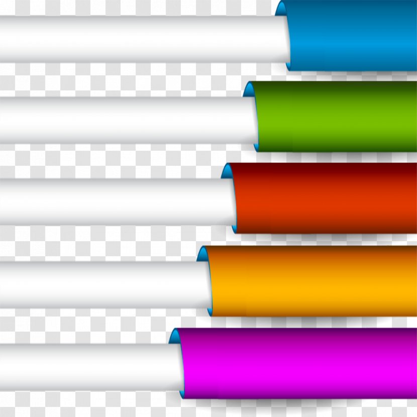 Data Chart - Creative Colored Labels Transparent PNG
