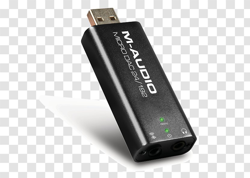 USB Flash Drives M Audio Micro DAC M-Audio Digital-to-analog Converter - Usb Transparent PNG
