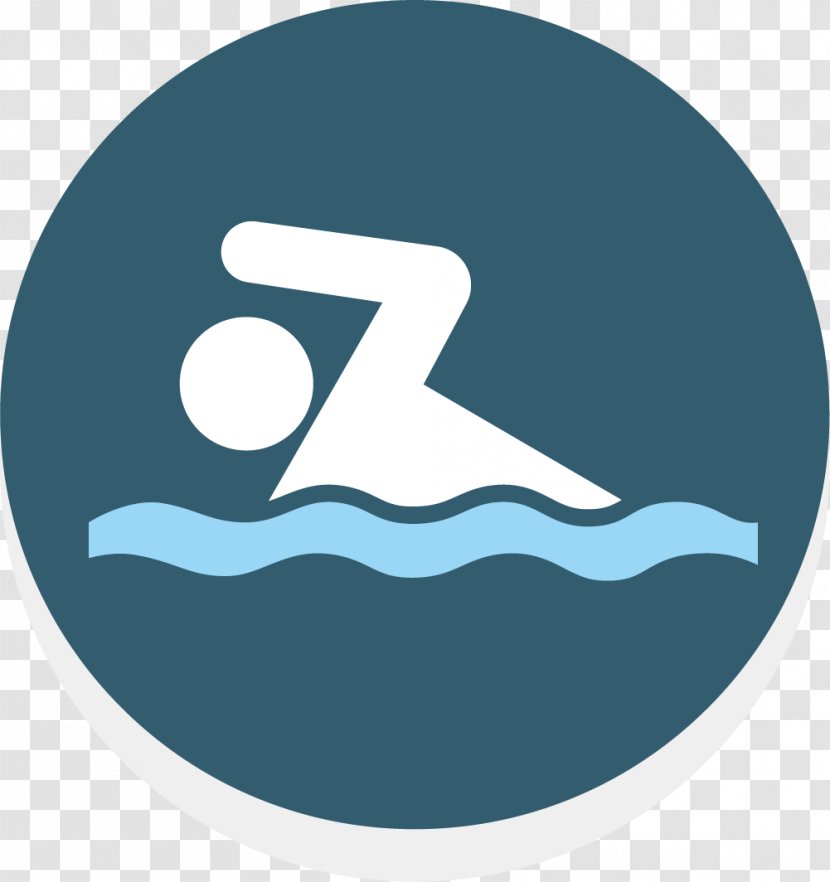 Swimming Symbol Logo - Designer - Dark Transparent PNG