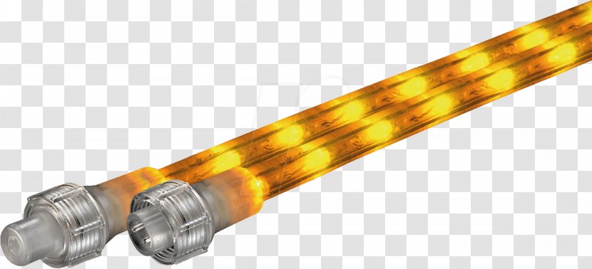 Yellow Rope Light Lichtslang Light-emitting Diode Color - With Lamp Transparent PNG