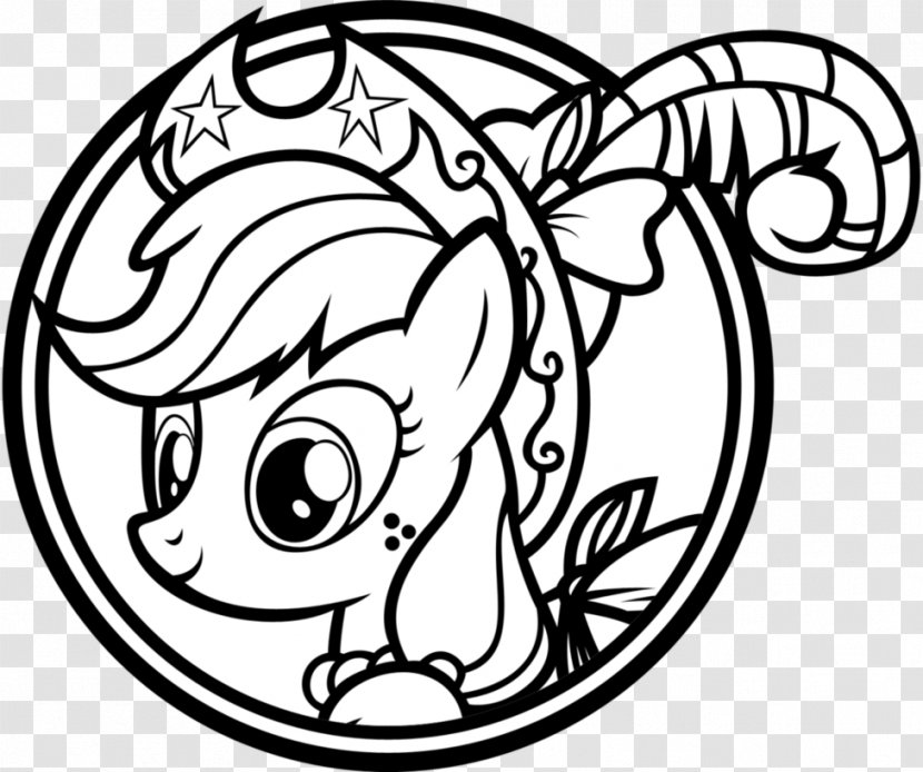 Applejack DeviantArt Drawing Line Art - Flower - My Little Pony Transparent PNG