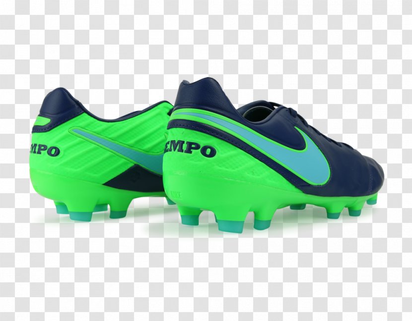 Football Boot Cleat Sports Shoes Nike - Cartoon - Blue Soccer Ball Field Transparent PNG