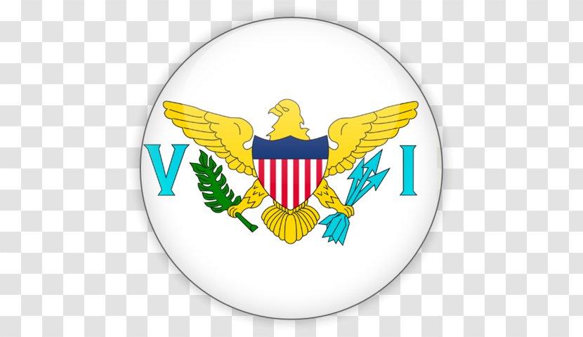 Saint Thomas Croix British Virgin Islands Flag Of The United States - Caribbean Sea - Round Transparent PNG