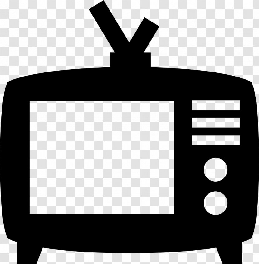 Television - Black And White - Icon Transparent PNG