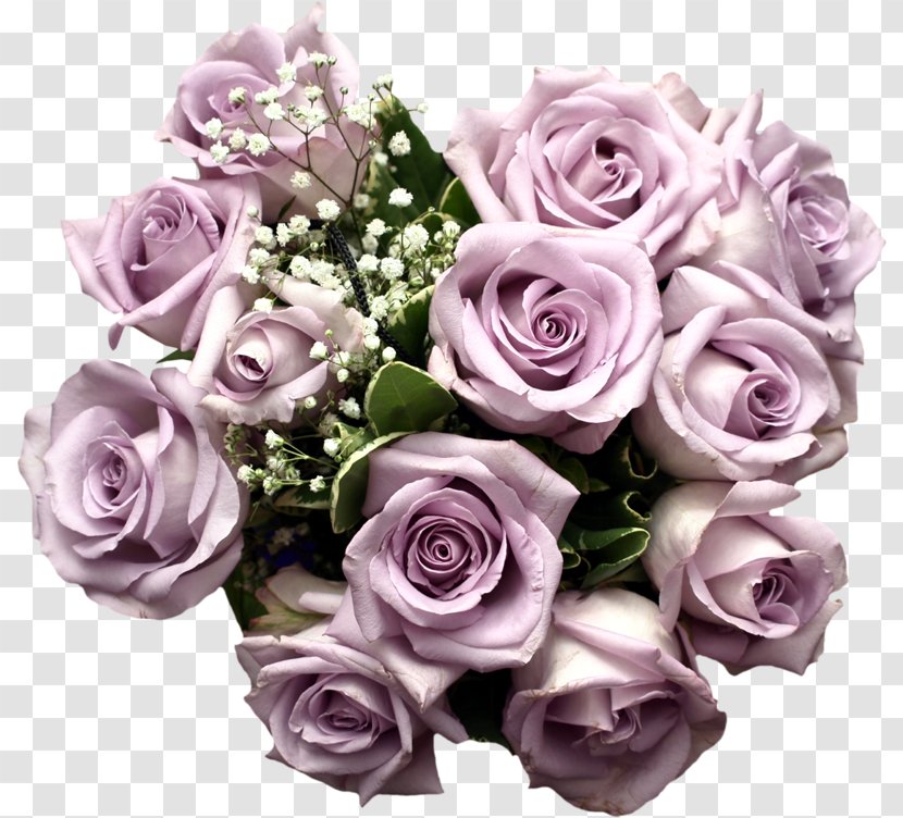 Flower Bouquet Purple Rose Clip Art - Mauve - Of Flowers Transparent PNG