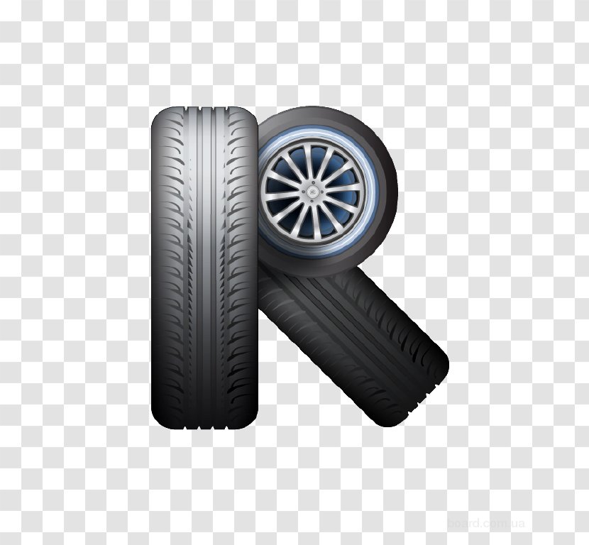Tread Wheel Tire Rim - Design Transparent PNG