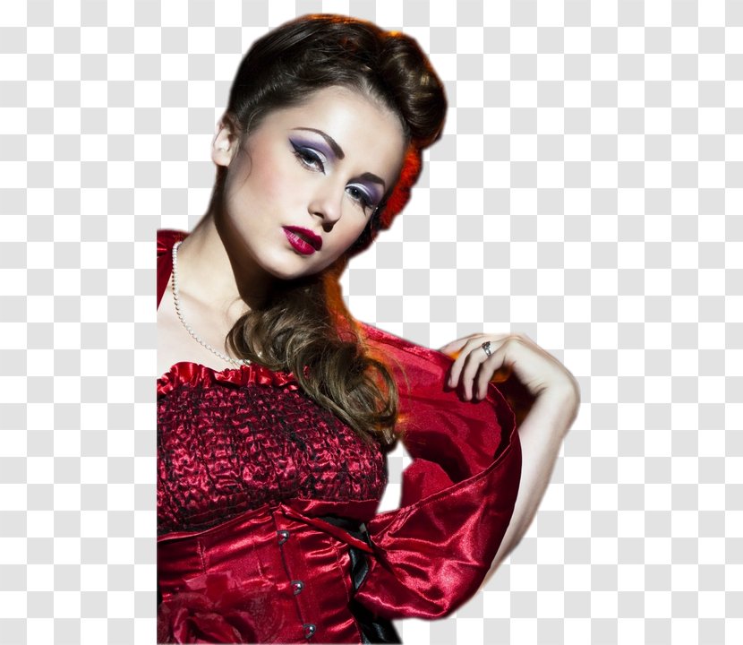 Fashion Model Hair Coloring Photo Shoot - Frame Transparent PNG