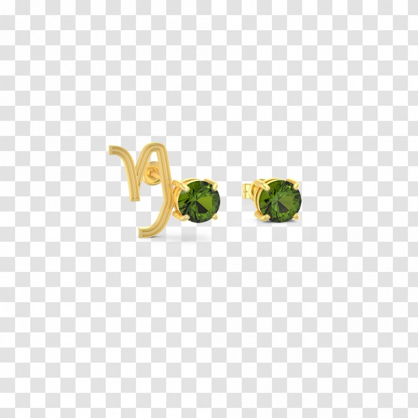 Earring Body Jewellery Clothing Accessories Gemstone - Yellow - Capricorn Transparent PNG