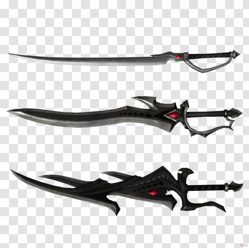 Bowie Knife Throwing Hyrule Warriors Sword - Art Transparent PNG