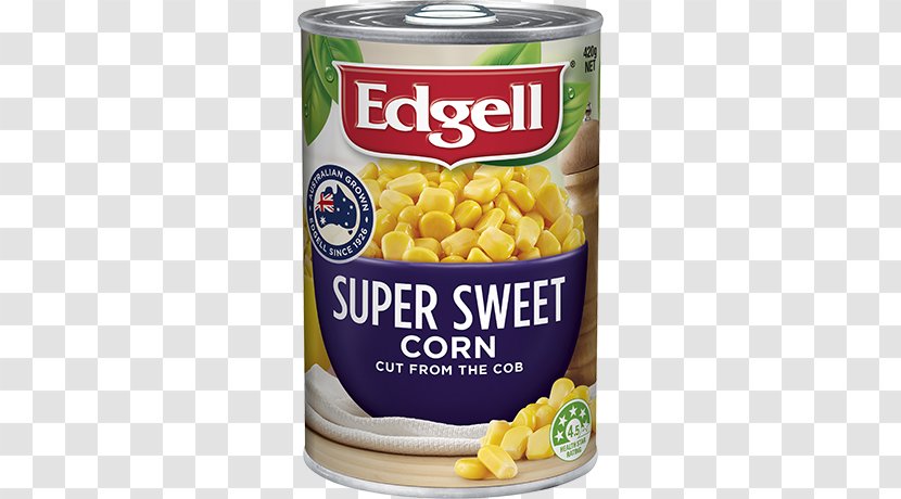 Creamed Corn Kernel Pea Sweet Can - Breakfast Cereal Transparent PNG
