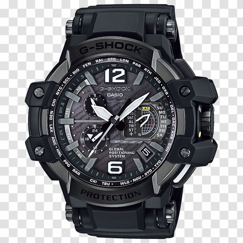 Master Of G G-Shock GPW-1000 Watch Casio Wave Ceptor - Strap Transparent PNG
