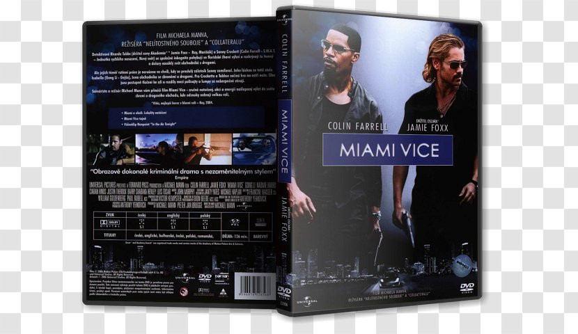 Cinema DVD Multimedia Edition Miami Vice - Jamie Foxx Transparent PNG