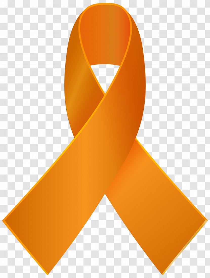 Awareness Ribbon Orange Pink Clip Art - Breast Cancer Transparent PNG