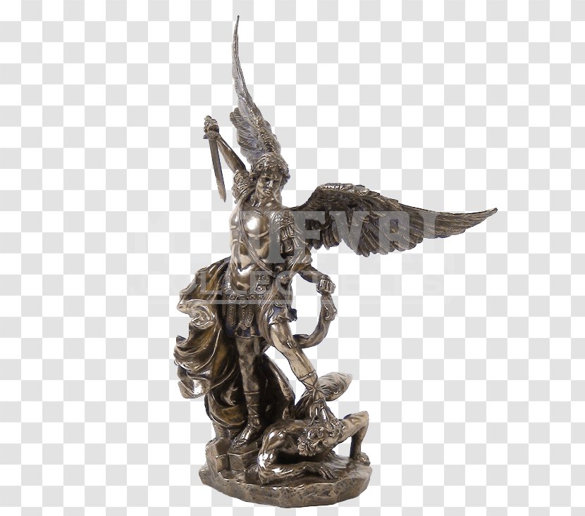 St. Michael's Church, Hamburg Archangel Statue Figurine - Supernatural Creature - Angel Transparent PNG