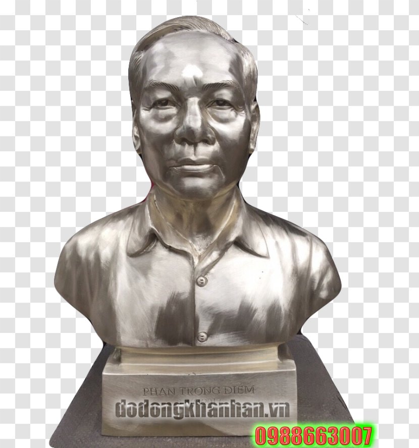 Dong Khanh Bust Bronze Sculpture - Nature - Trống Đồng Transparent PNG