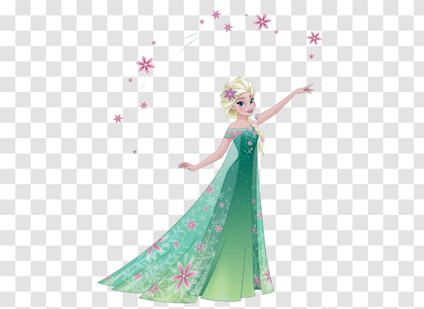 Anna Elsa Olaf Kristoff Wall Decal - Gown Transparent PNG