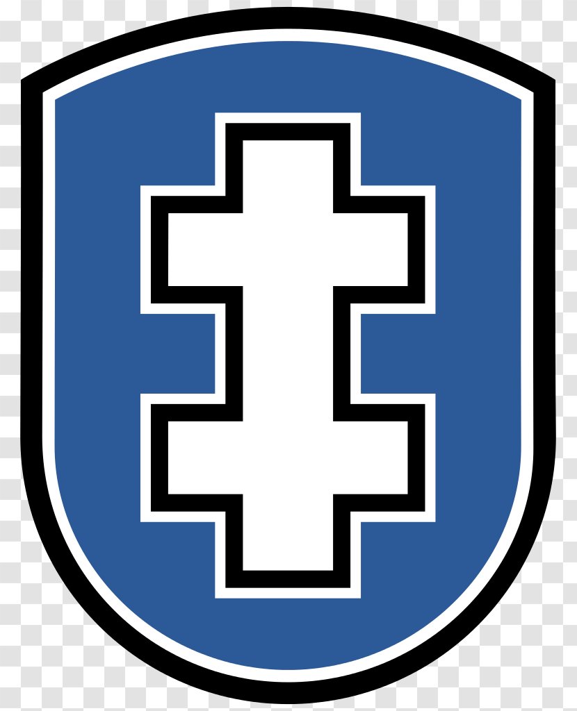 Lithuanian Air Force Patriarchal Cross Military - Forcess Transparent PNG