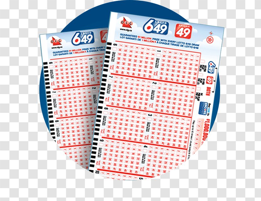 Ontario Lottery And Gaming Corporation Lotto 6/49 Prize - Tickets Transparent PNG