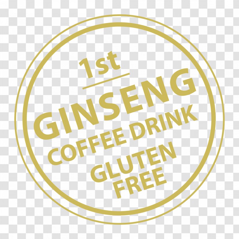 Coffee Caffè Al Ginseng Gluten Beverages Logo - Yellow Transparent PNG